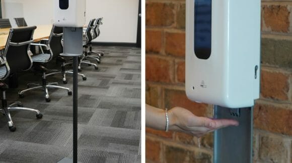 adform interiors have new premium standing or wall mounted touchless sanitizing stations adform interiors have new premium standing or wall mounted touchless sanitizing stations