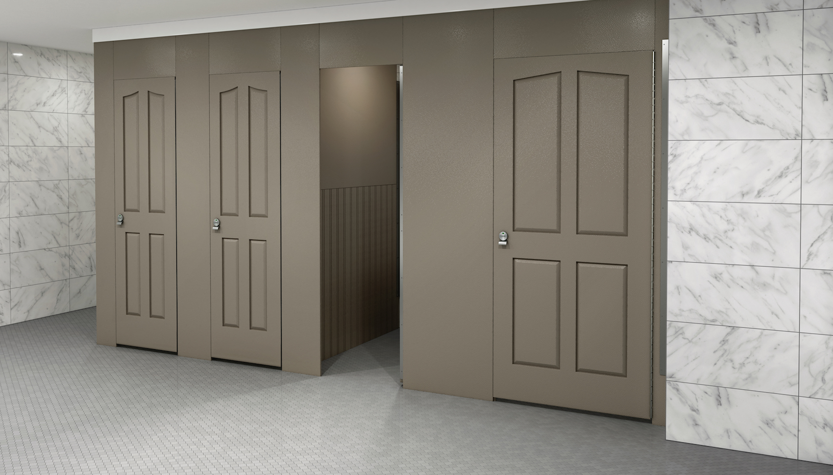 Aria Full Height Restroom Partitions