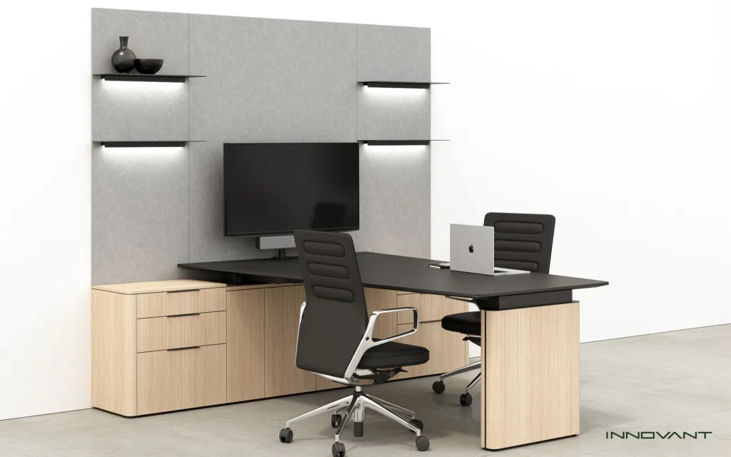 he Identity Collection by Innovant offers refined, tailored solutions - from desks to storage - that adapt to user and brand needs